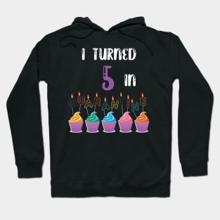 I Turned 5 In Quarantine funny birthday idea T-shirt Hoodie